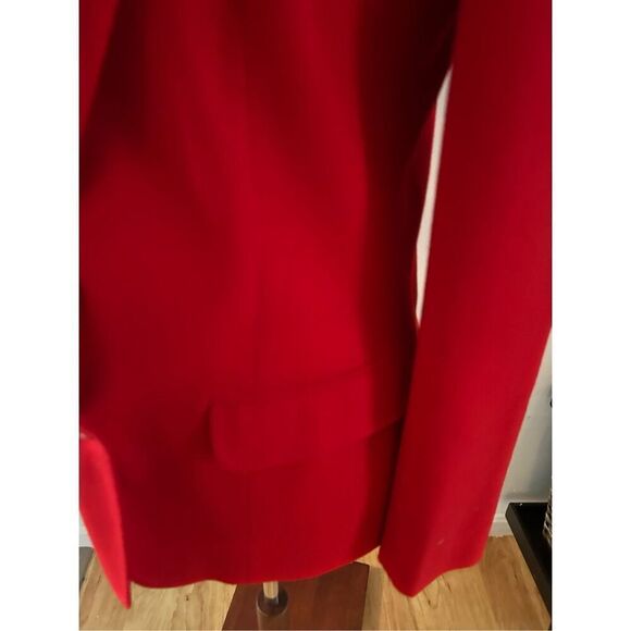 Pendleton Holiday Red 100% Wool Blazer Jacket Size 8 - Picture 2 of 7